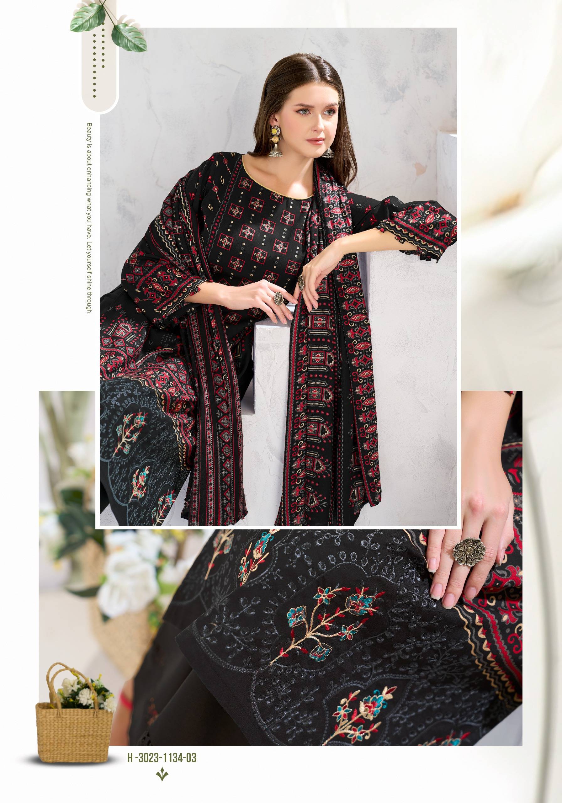 SONPARI By Harshit Fashion Hub 3023-1134-01 TO 3023-1134-06 Beautiful Festive Suits Stylish Colorful Fancy Casual Wear & Ethnic Wear Pure Viscose Dresses At Wholesale Price